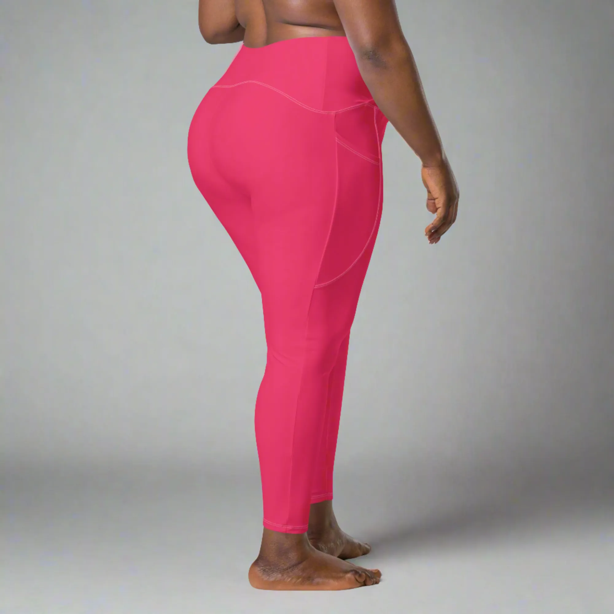 Humble Sportswear™ Flame Pink Pocket Leggings