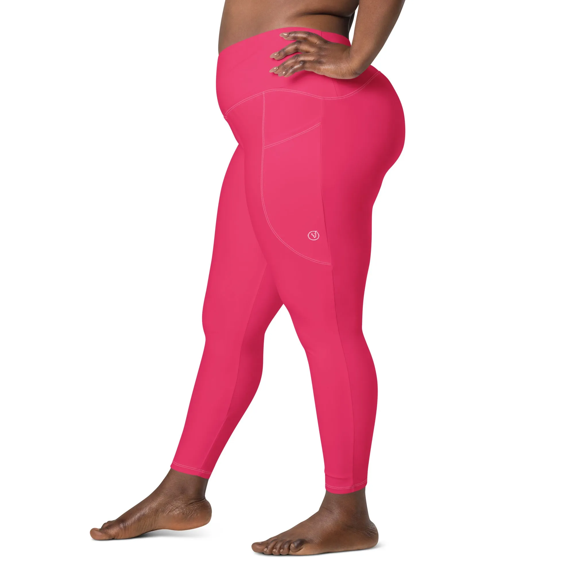 Humble Sportswear™ Flame Pink Pocket Leggings