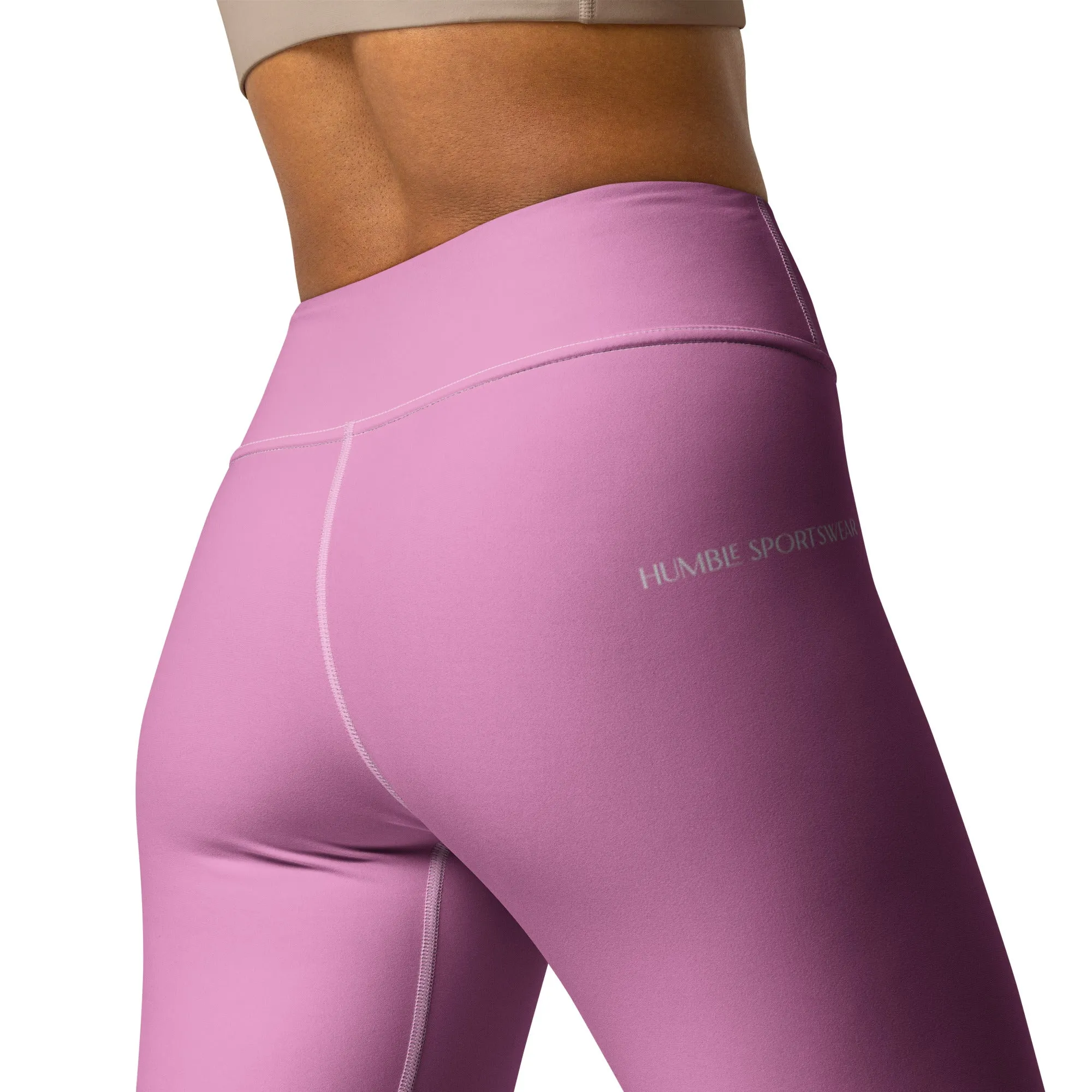 Humble Sportswear™ Women's Melrose Pink High Waist Leggings