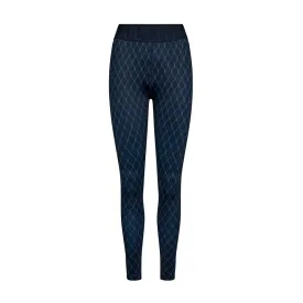 Hype the detail printed leggings navy