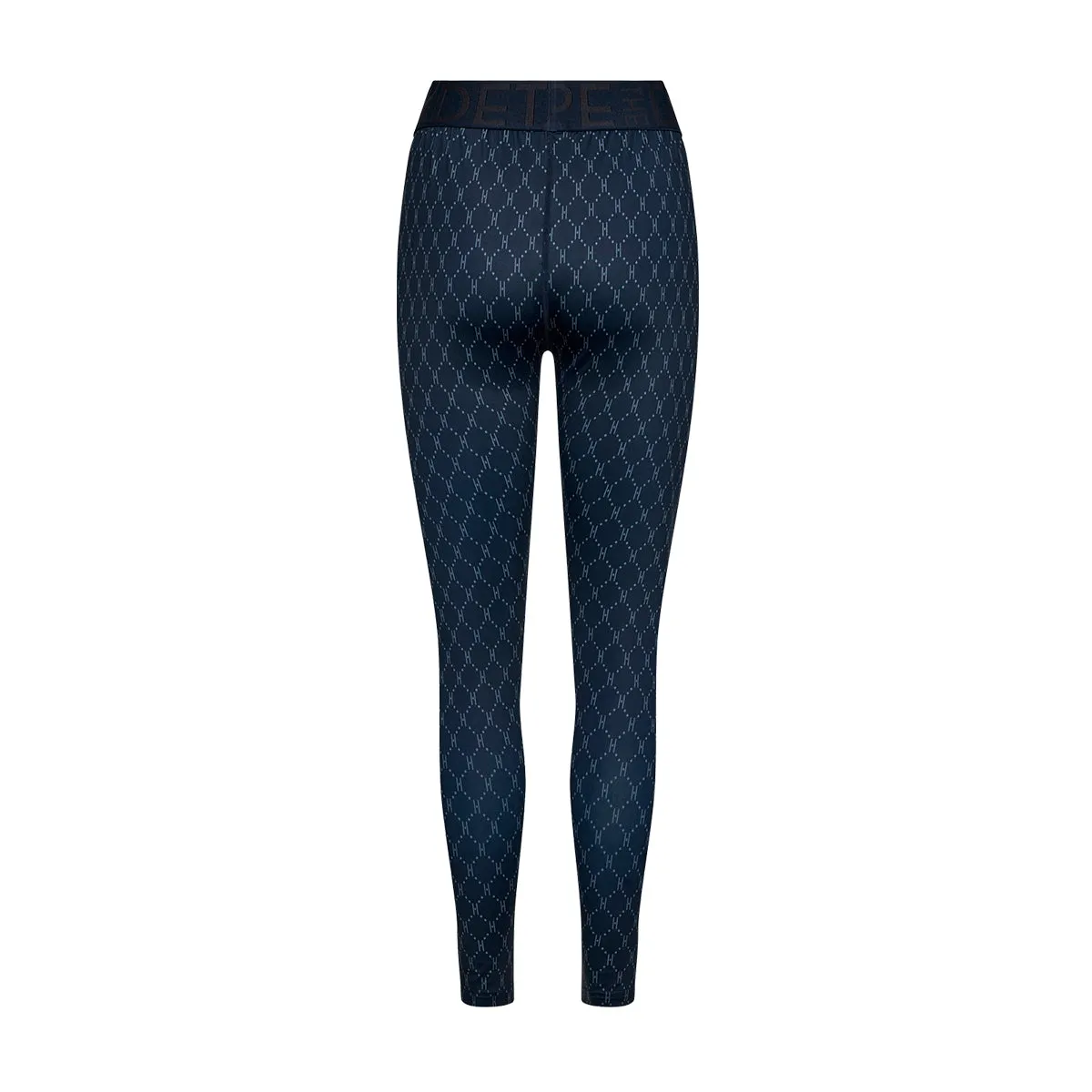 Hype the detail printed leggings navy