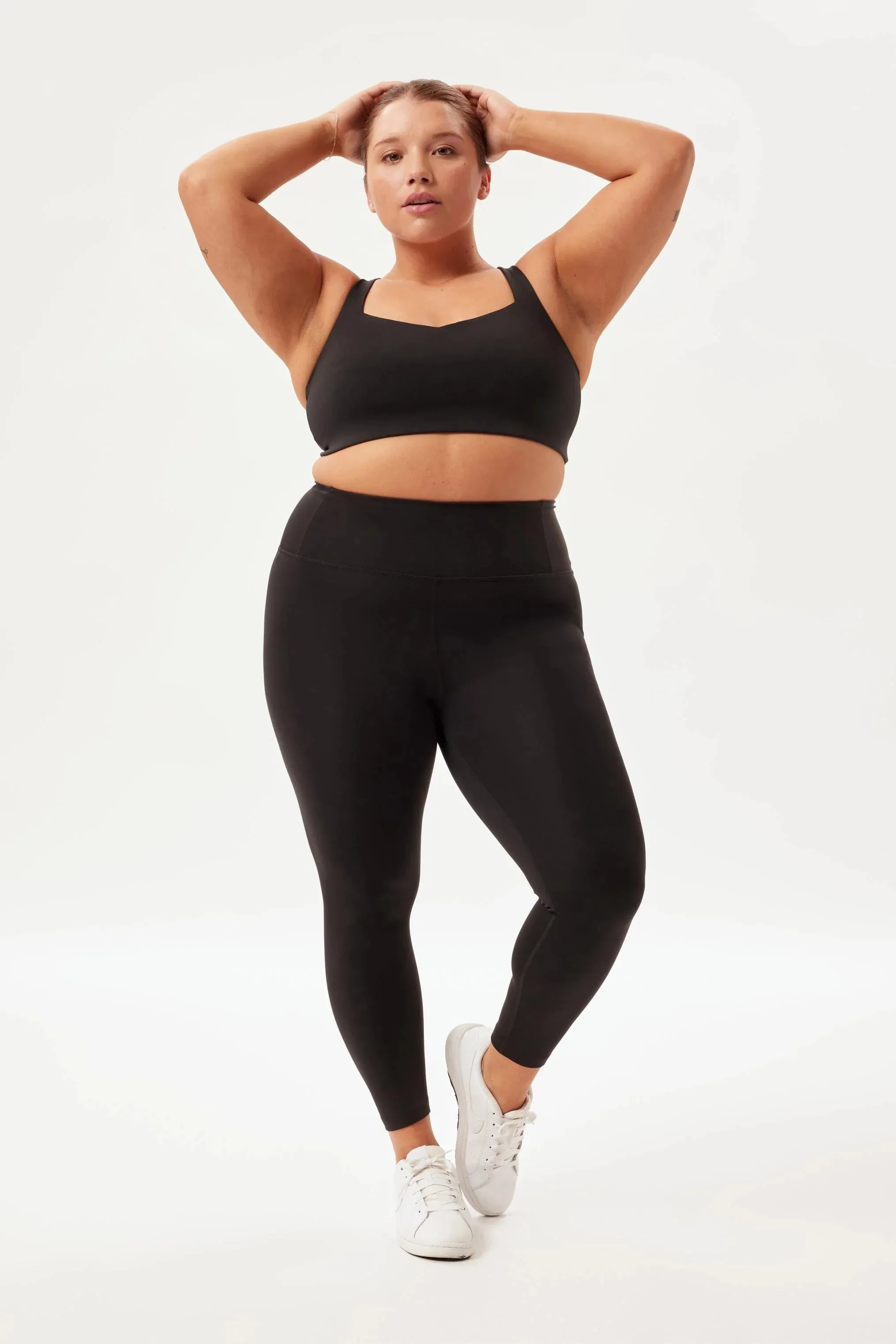 long leggings - float seamless - black