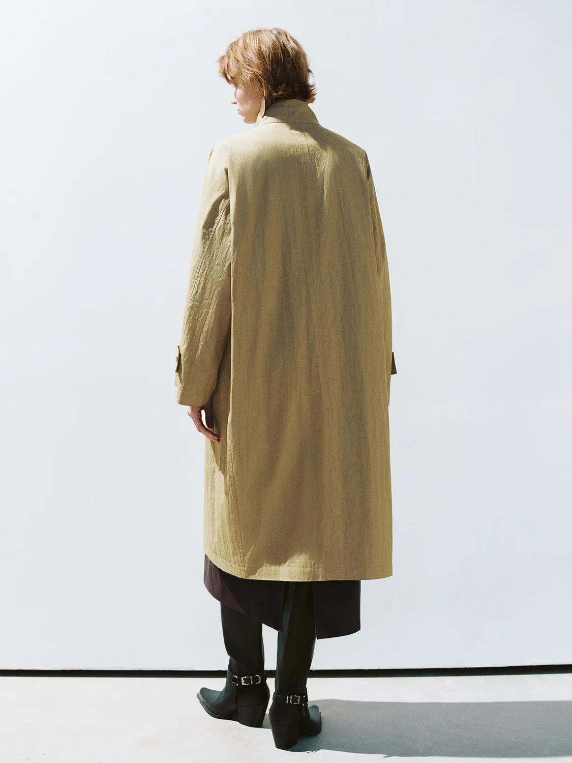 Loose Longline Trench Coats