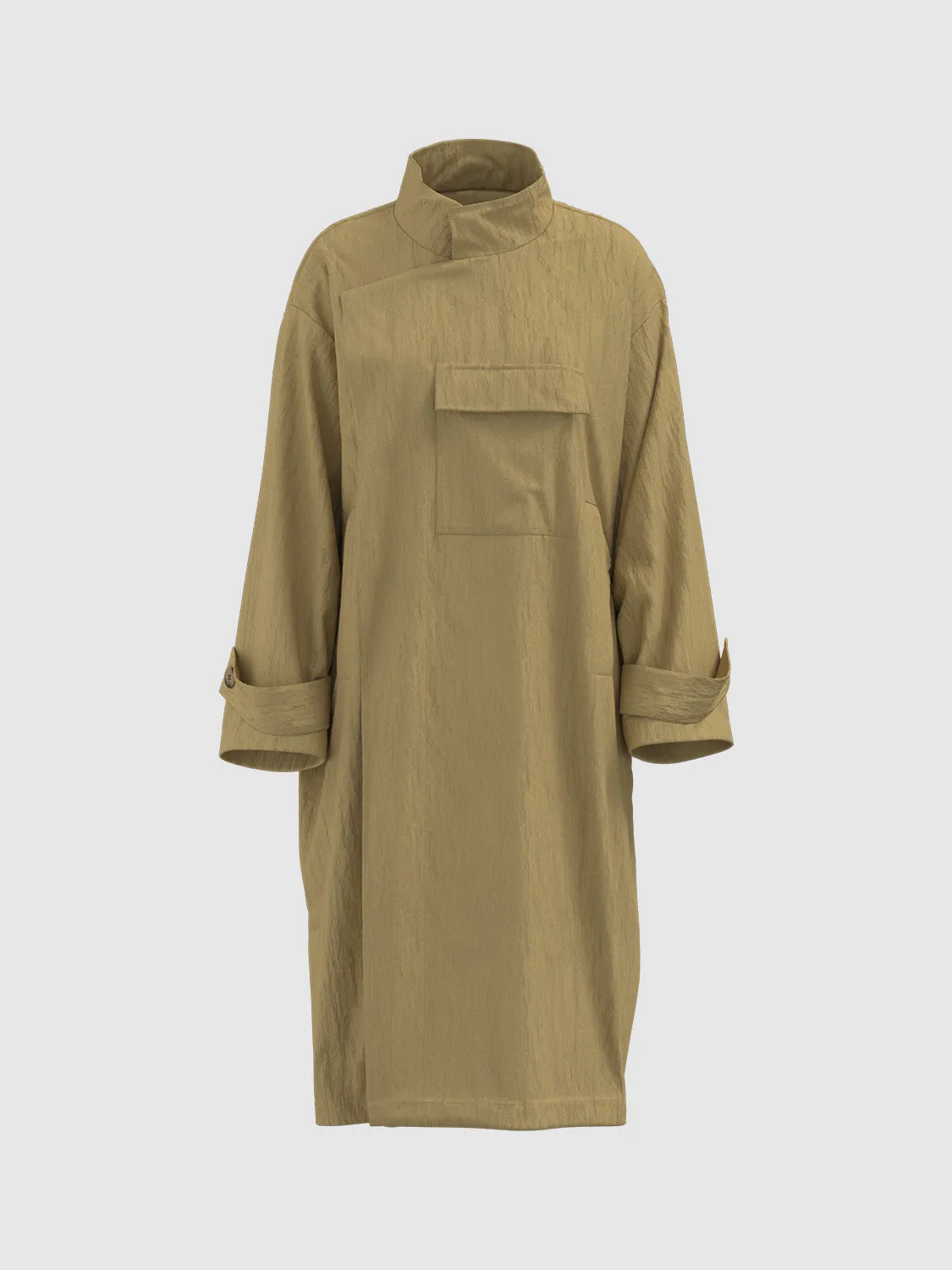 Loose Longline Trench Coats