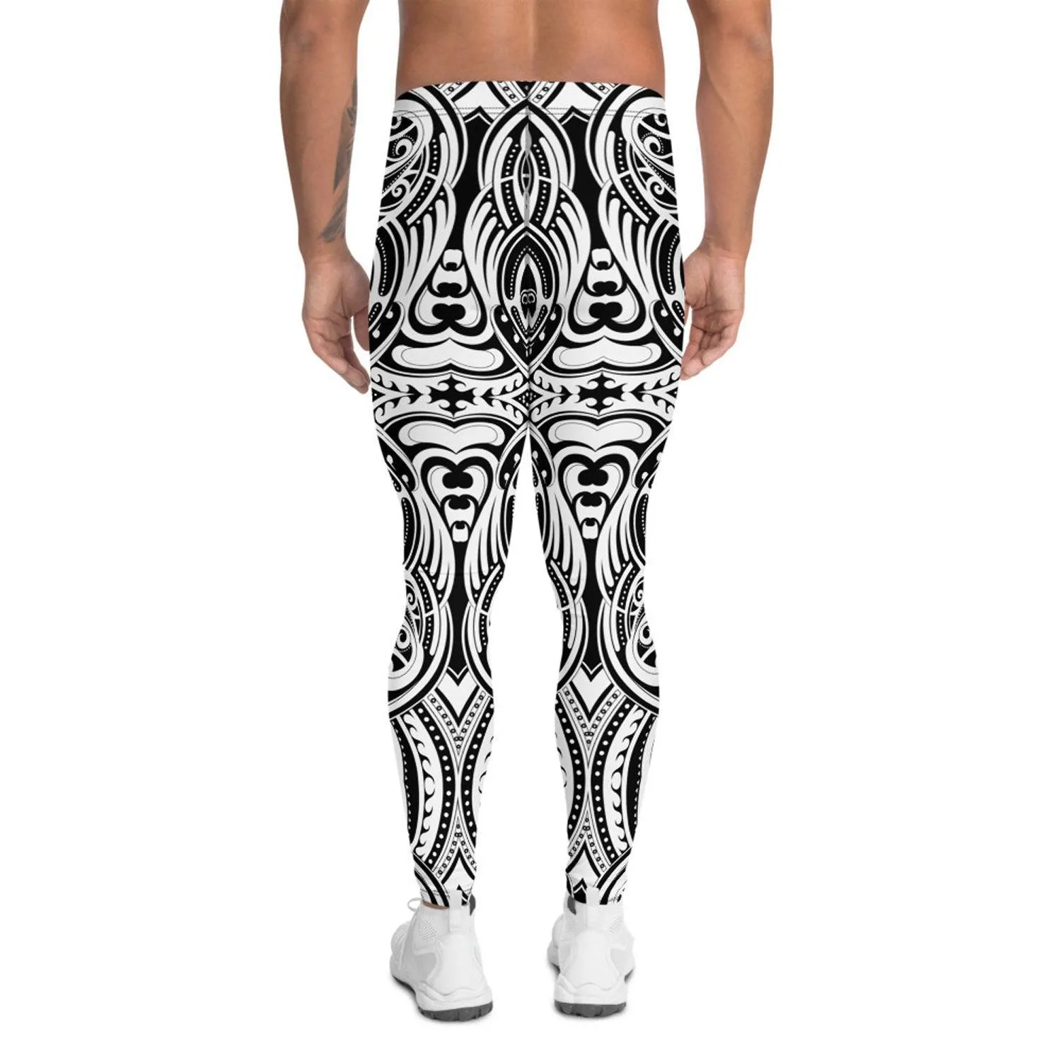 Maori Tattoo Inspired Leggings for Men