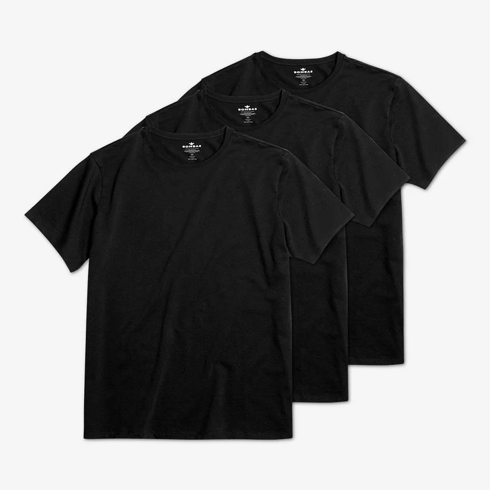 Men's Pima Cotton Crew Neck T-Shirt 3-Pack