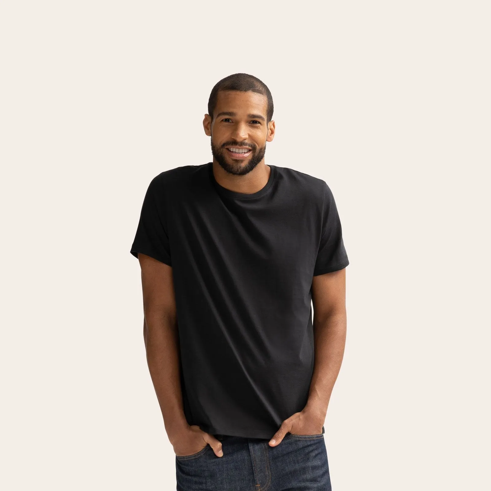 Men's Pima Cotton Crew Neck T-Shirt 3-Pack