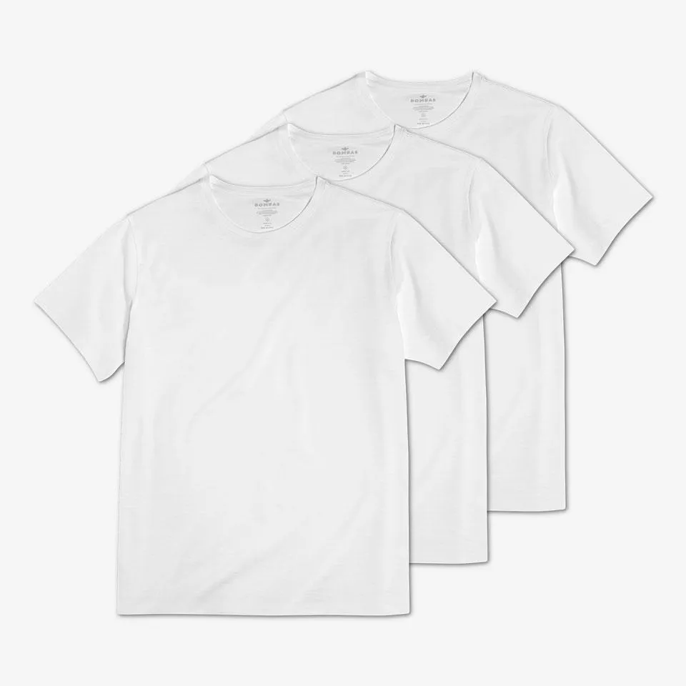 Men's Pima Cotton Crew Neck T-Shirt 3-Pack