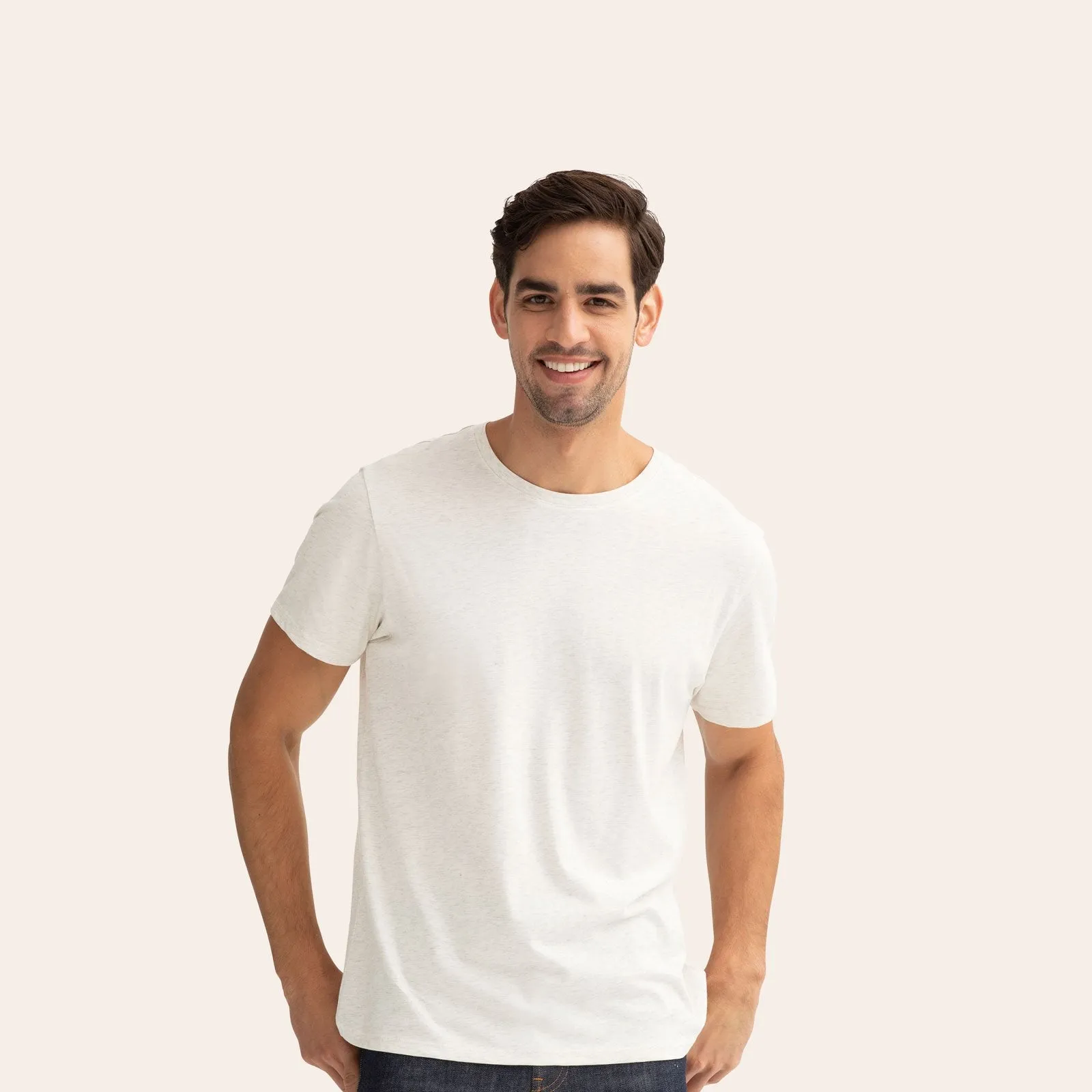 Men's Pima Cotton Crew Neck T-Shirt 3-Pack