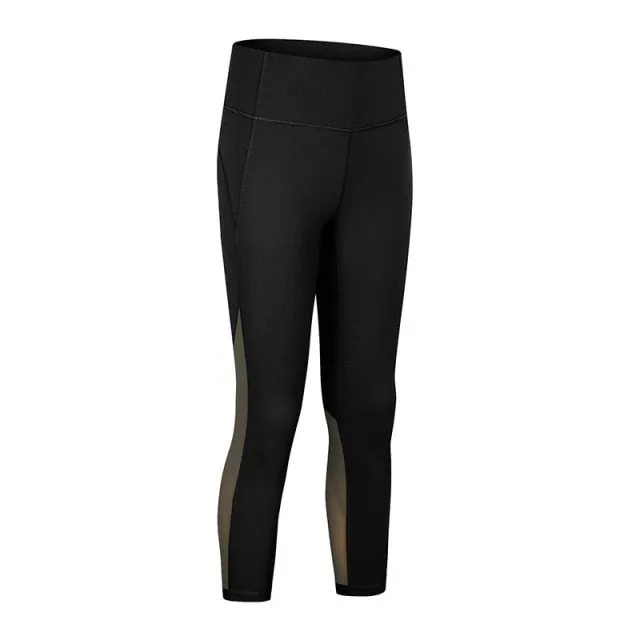 Mesh Capri Workout Gym leggings