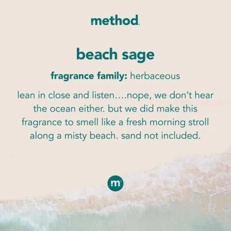 Method Beach Sage Scent Fabric Softener Liquid 53.5 oz 1 pk