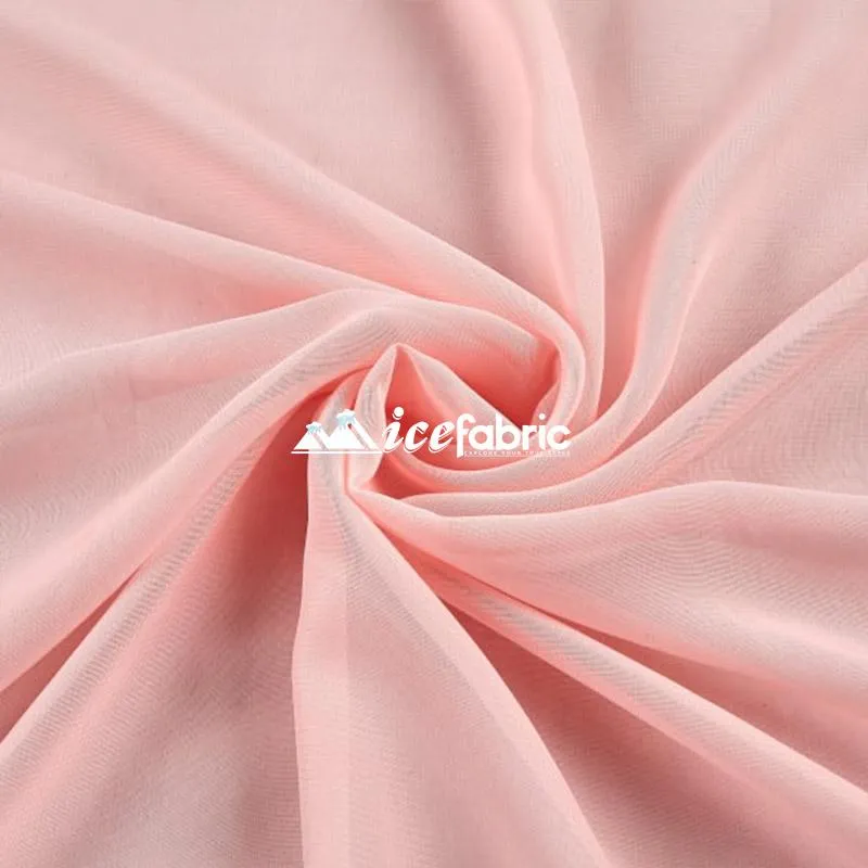 Mia Poly Chiffon Fabric / 60" Wide Soft Sheer Chiffon Fabric