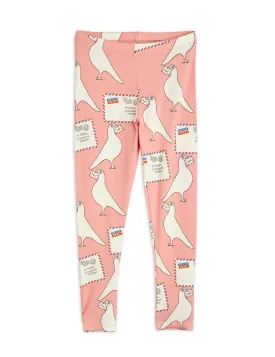 Mini Rodini Pigeons Tencel AOP Leggings