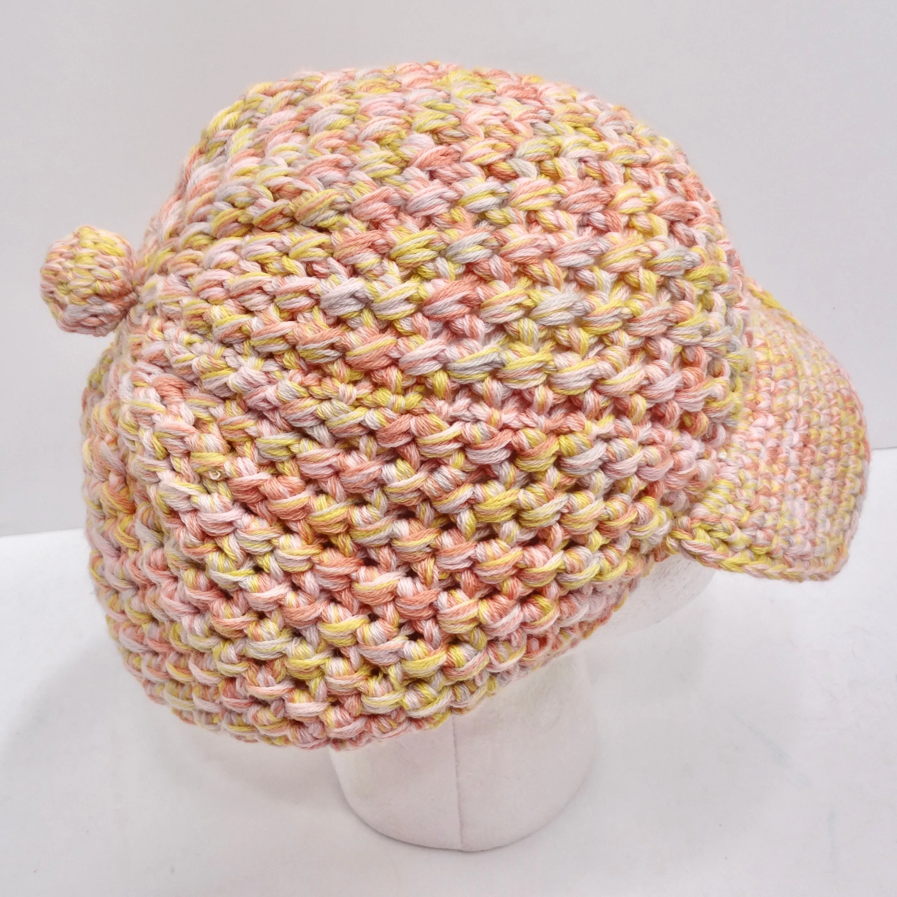 Missoni 1970s Multicolor Knit Hat