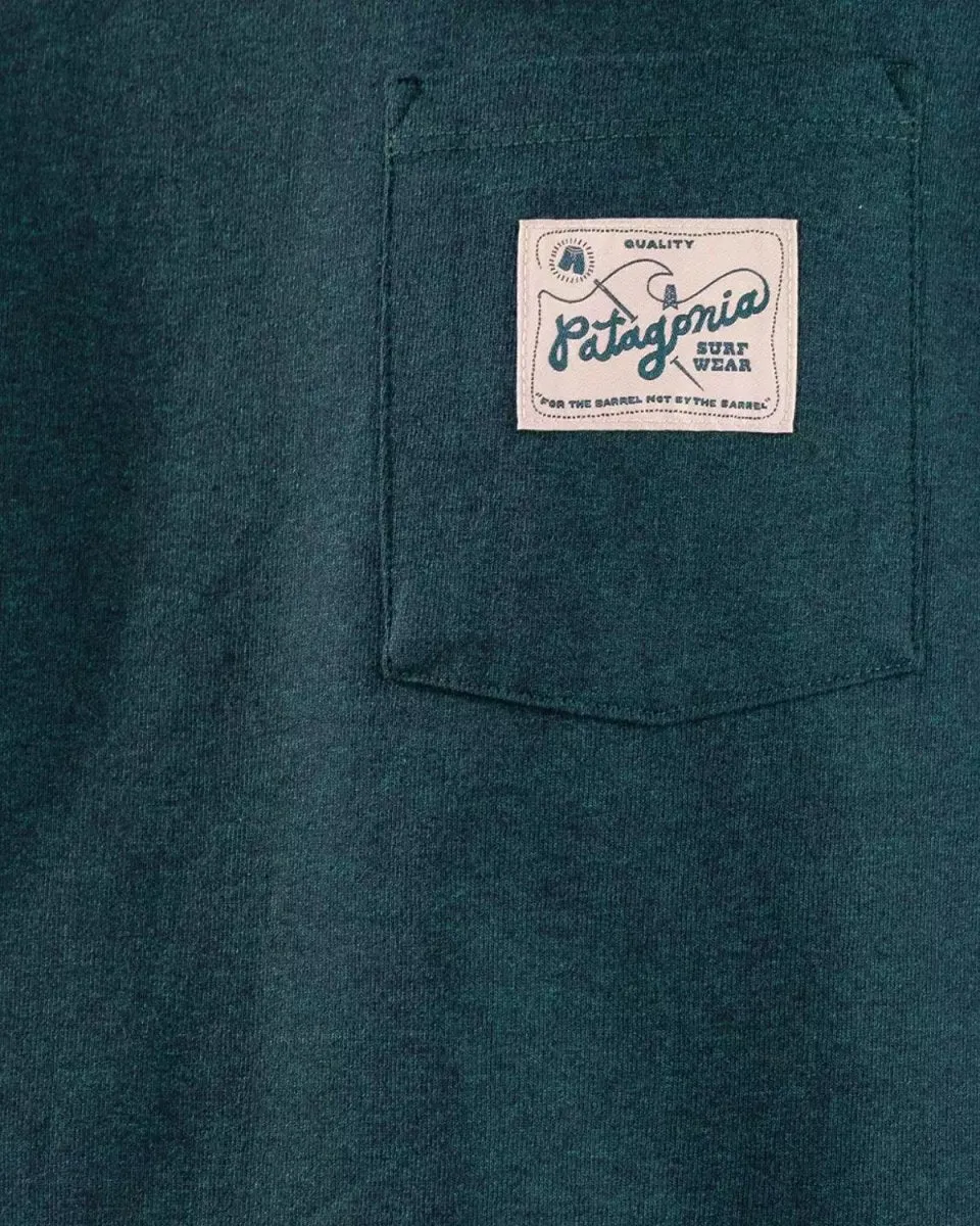 M's quality Surf Pocket Tee - Dark Green