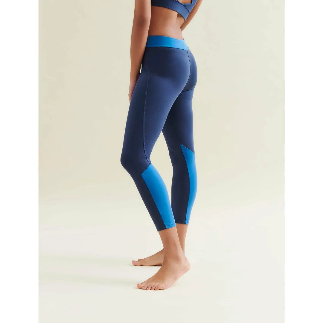 New 7/8 Dynamic Gym Leggings - Deep Night Blue/Shoreline Blue