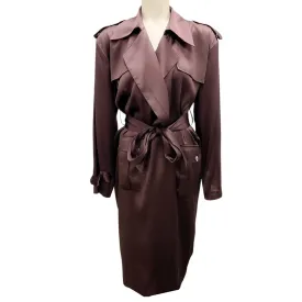 Nouvelle / Silk95Five Chocolate Kensington Trench Coat