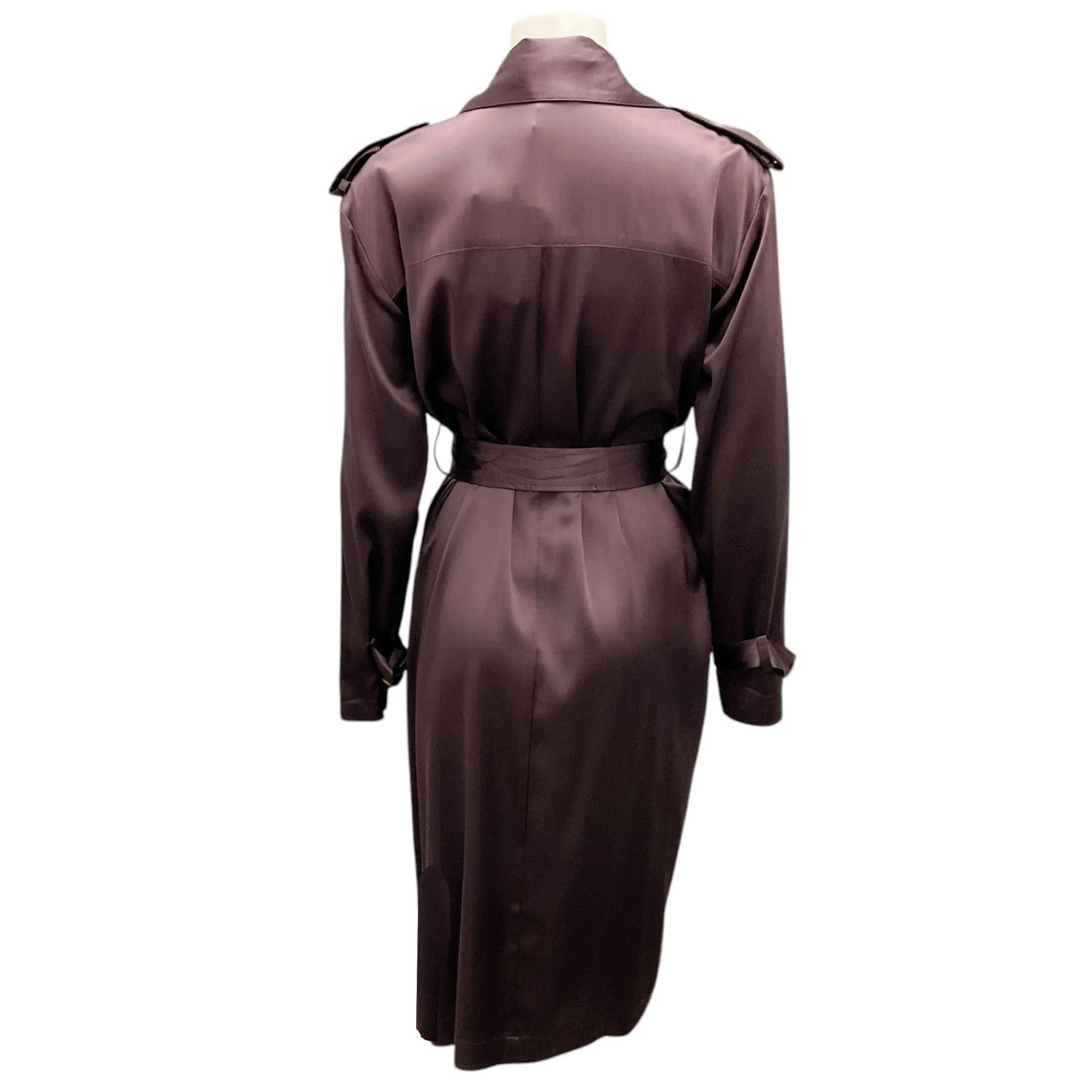 Nouvelle / Silk95Five Chocolate Kensington Trench Coat