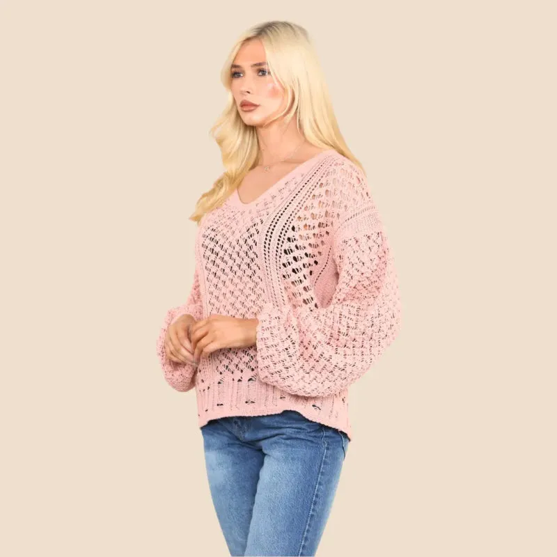 Open Knit Jumper