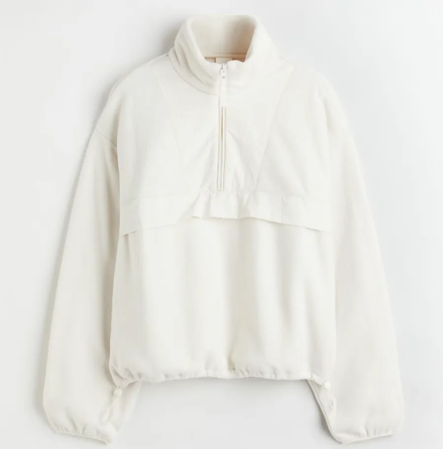 Oversized fleece top