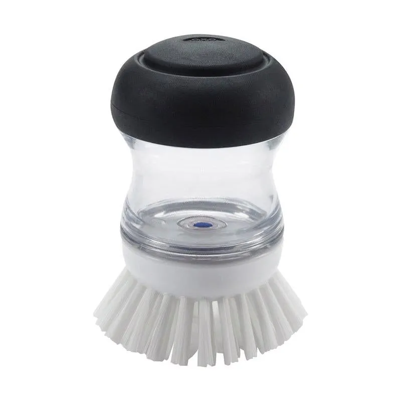 OXO Good Grips 2.5 in. W Medium Bristle Plastic/Rubber Handle Soap Dispenser Dish Brush