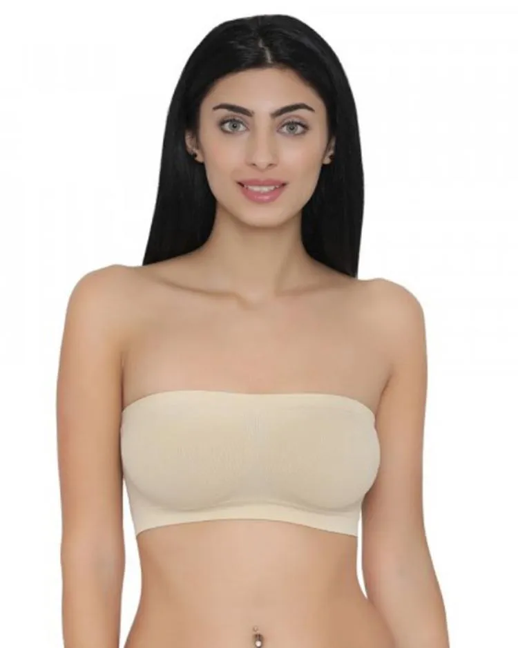 Pack of 3 - Strapless Sports Bra - Soft & Non Padded Bra - Mix Colours