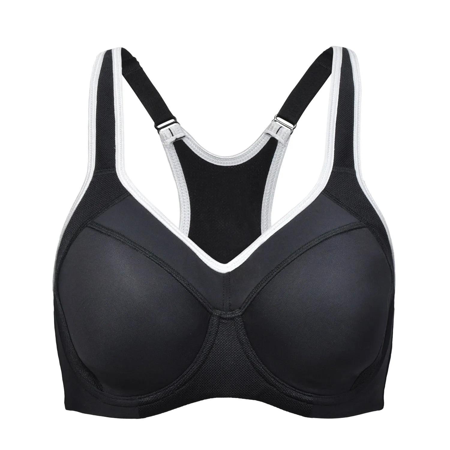 Plus Size High Impact Underwired Sports Bras (Size 34C - 42G)