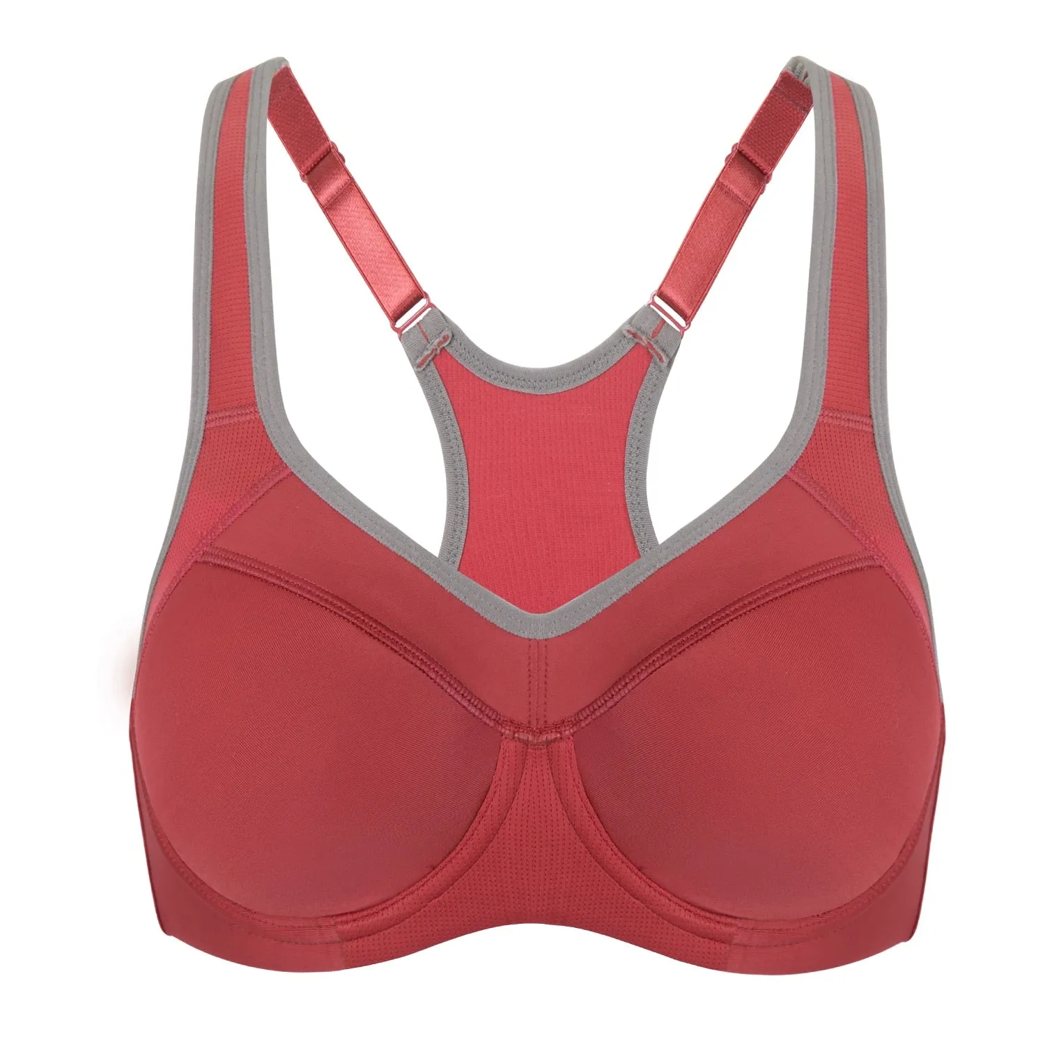 Plus Size High Impact Underwired Sports Bras (Size 34C - 42G)