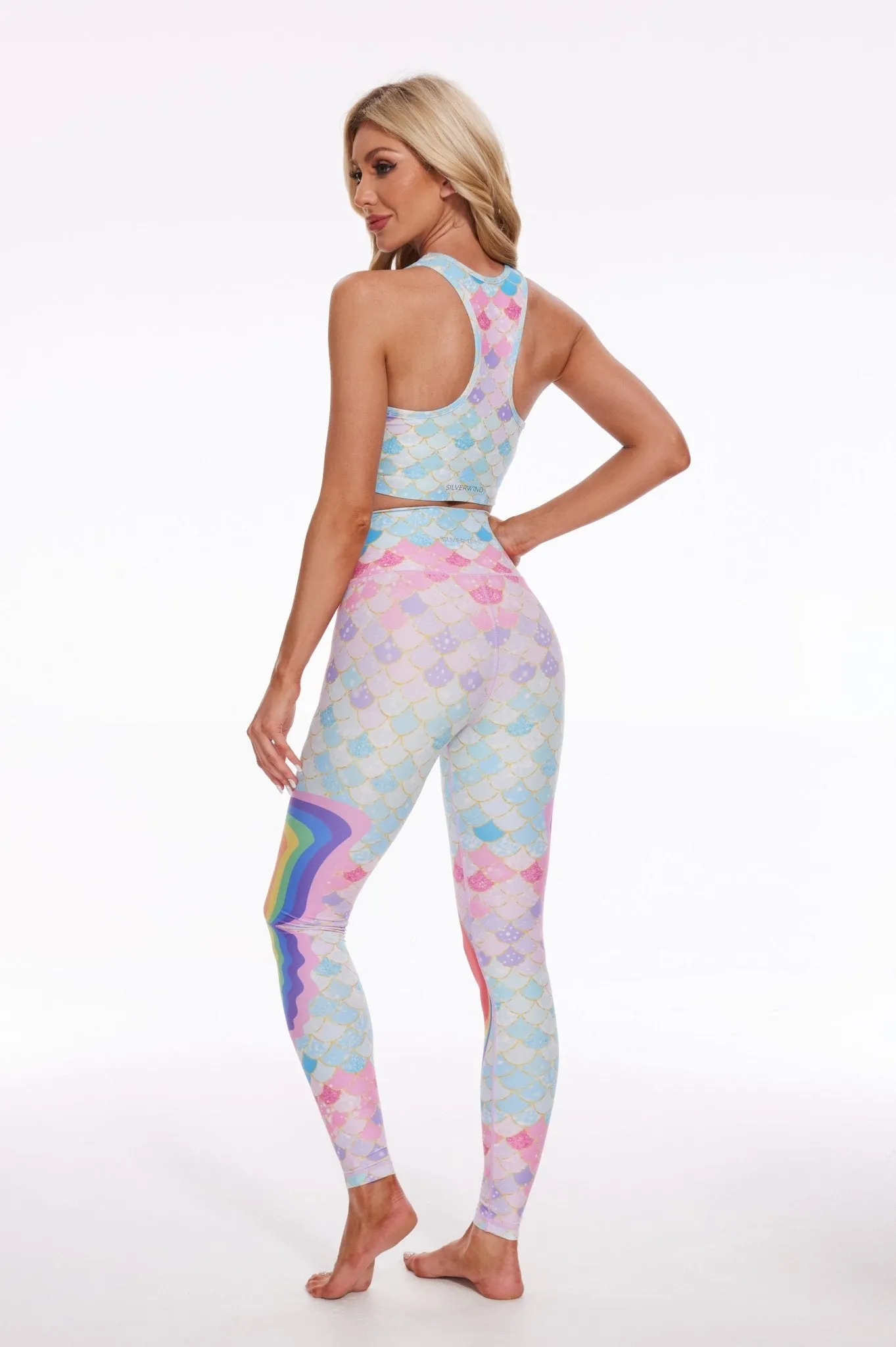 Pride Butterfly Wings Mermaid High-waisted Leggings