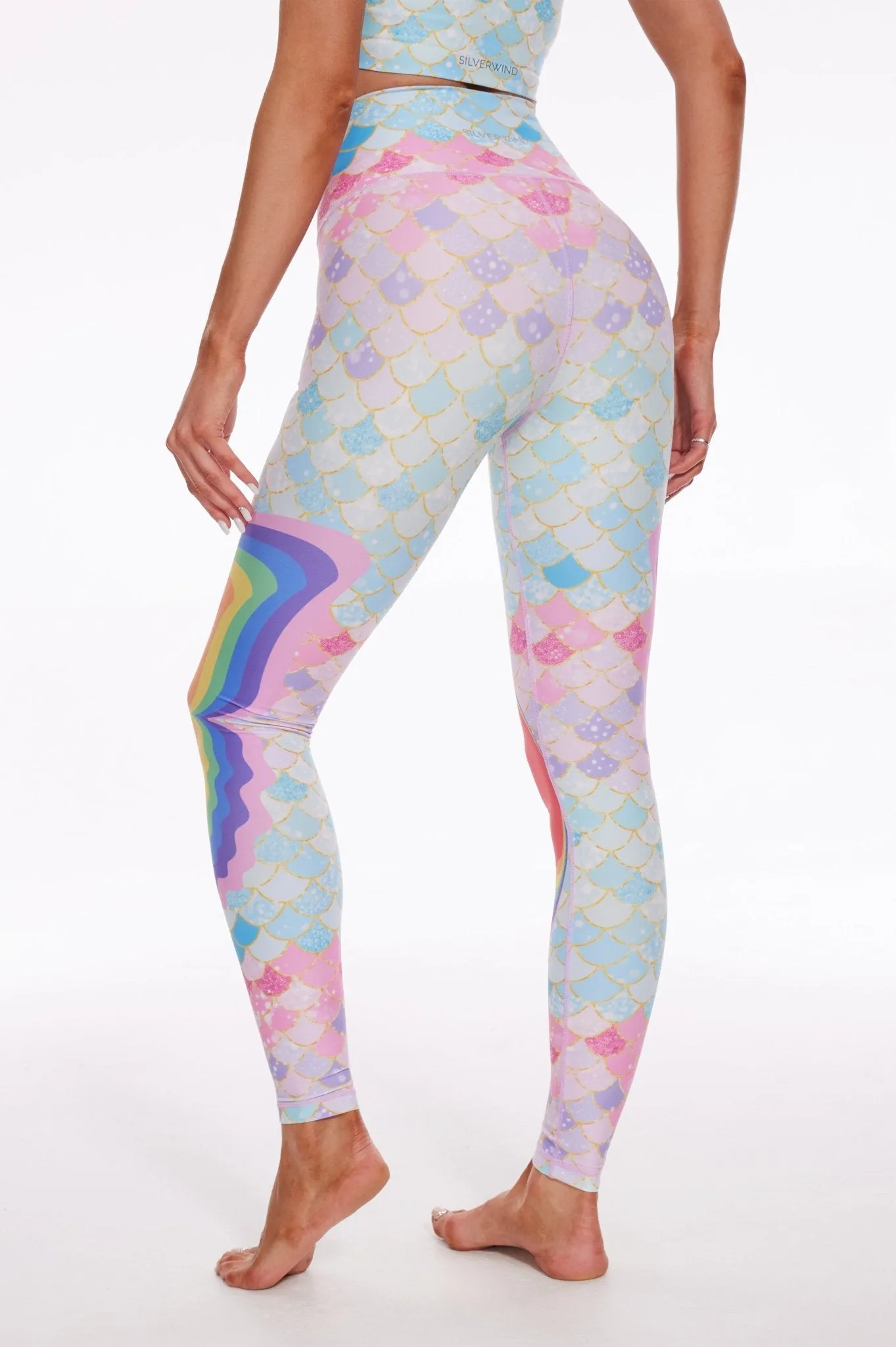 Pride Butterfly Wings Mermaid High-waisted Leggings