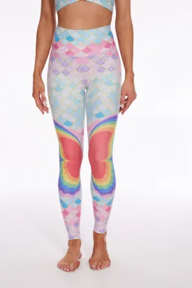 Pride Butterfly Wings Mermaid High-waisted Leggings