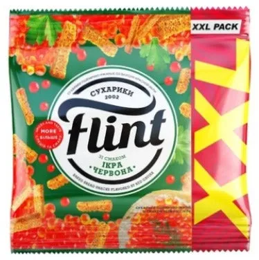 Red caviar flint croutons 150g