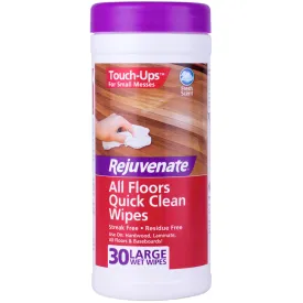 Rejuvenate Fiber Blend Cleaning Wipes 8 in. W X 7 in. L 30 pk