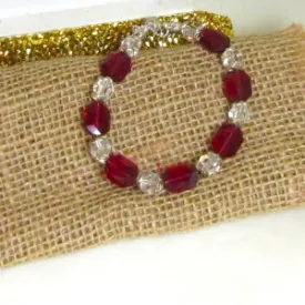 Ruby Crystal Classic Bracelet