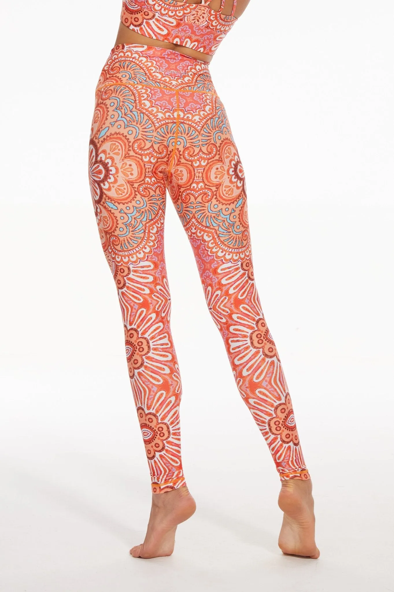 Saffron Tango High-waisted Leggings