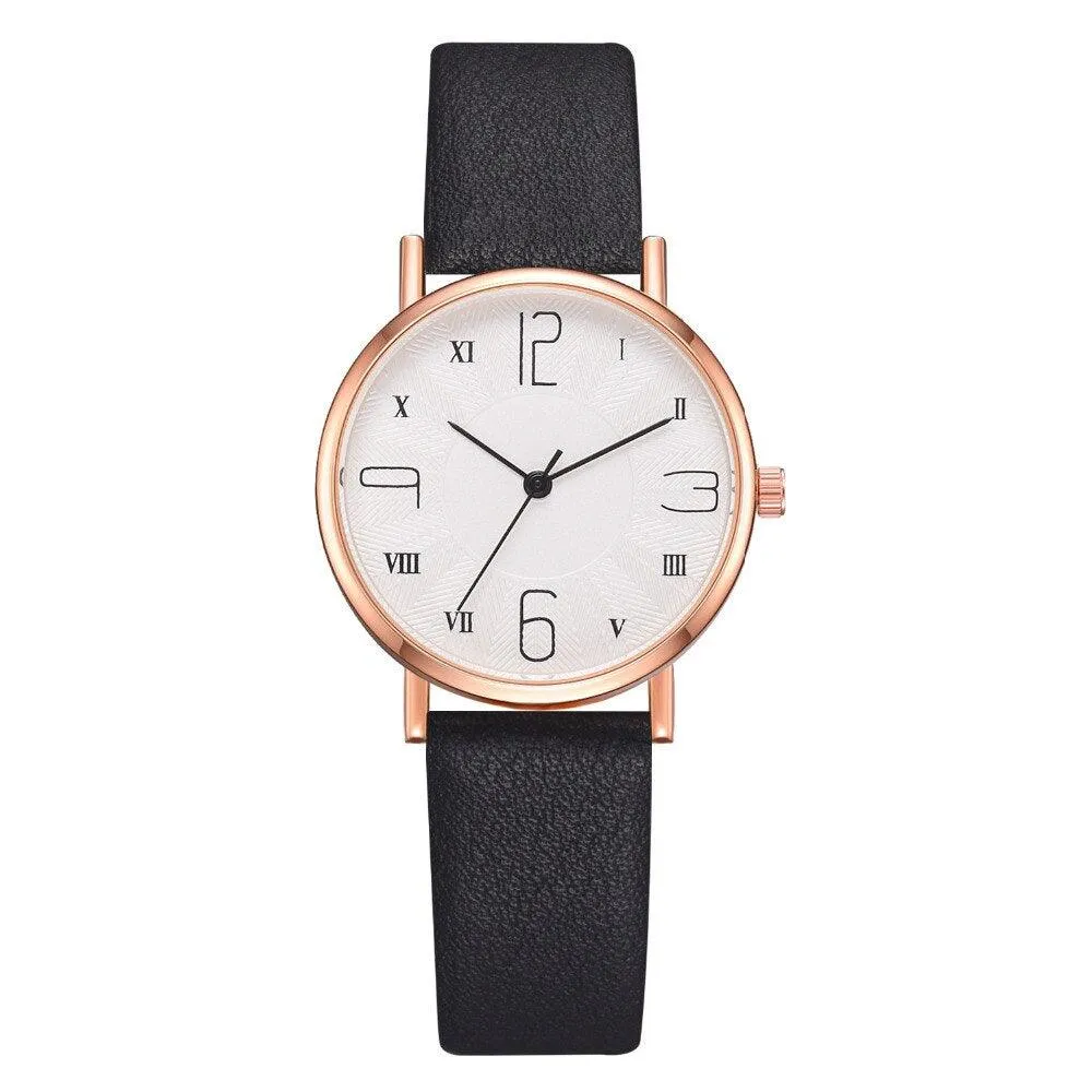 Simple Face Women Luxury Brand Watch