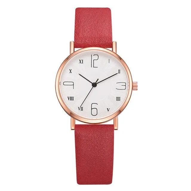 Simple Face Women Luxury Brand Watch