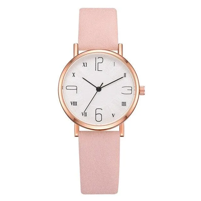 Simple Face Women Luxury Brand Watch