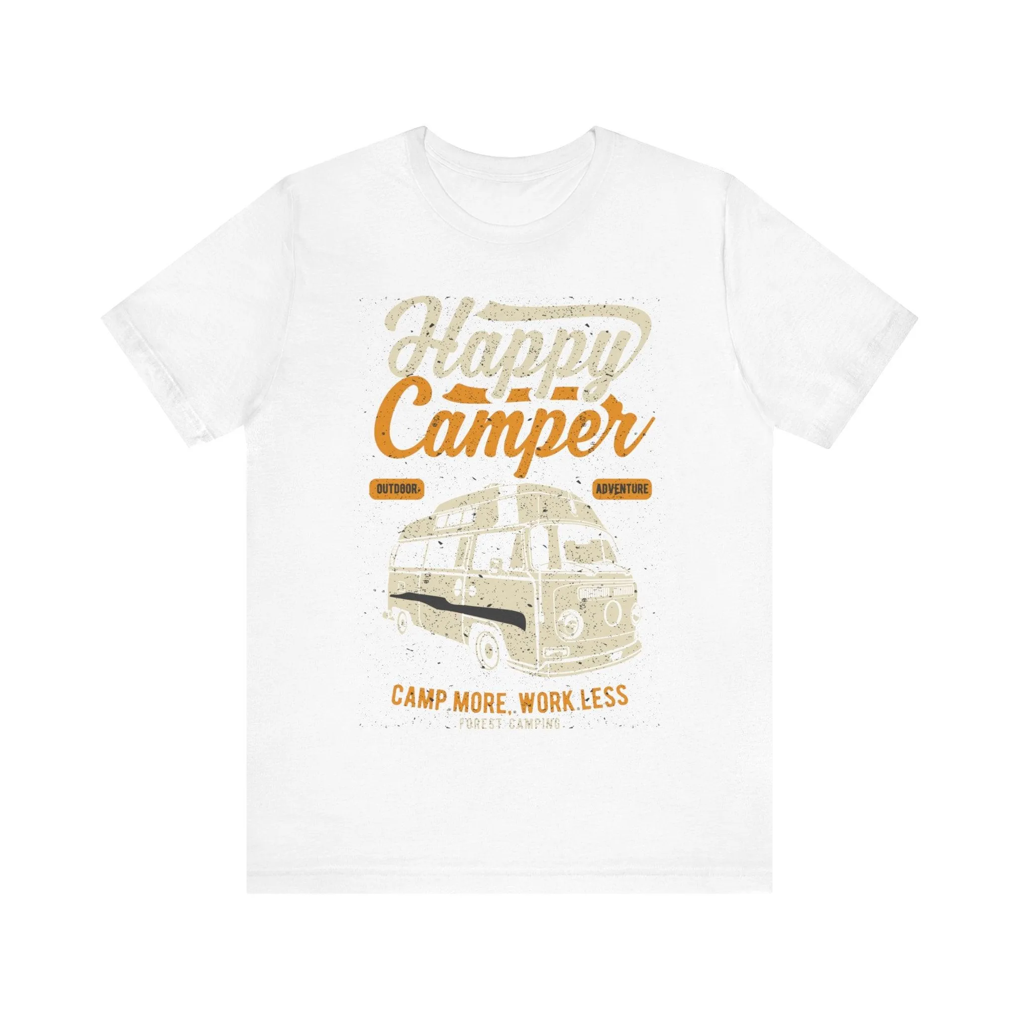 Summer Camp Happy Camper Adventure T Shirt