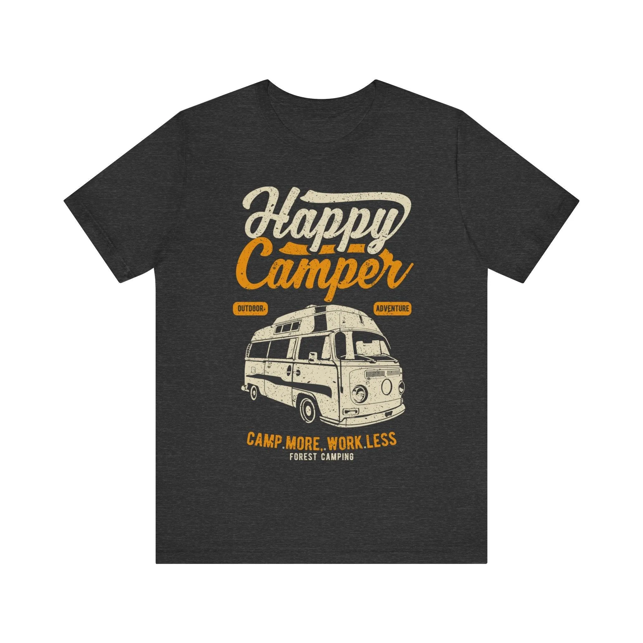 Summer Camp Happy Camper Adventure T Shirt