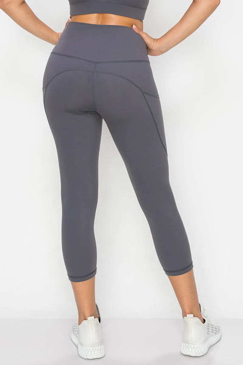 SUPER SOFT Active Capri Legging with Pockets