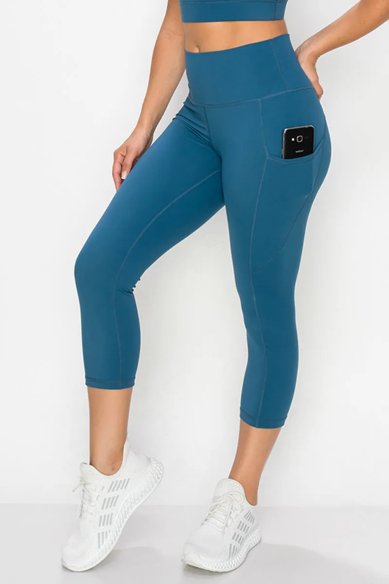 SUPER SOFT Active Capri Legging with Pockets