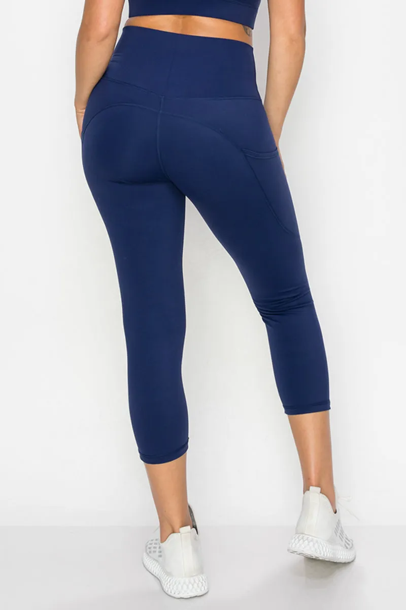 SUPER SOFT Active Capri Legging with Pockets