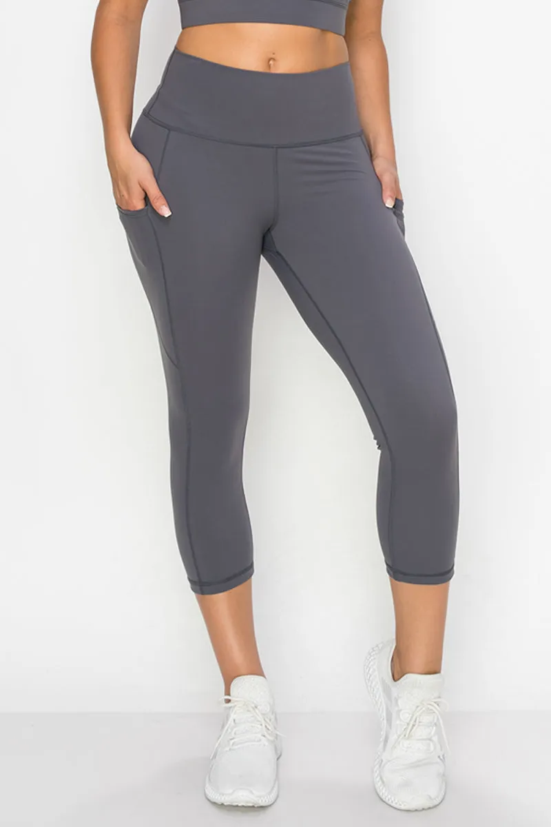 SUPER SOFT Active Capri Legging with Pockets