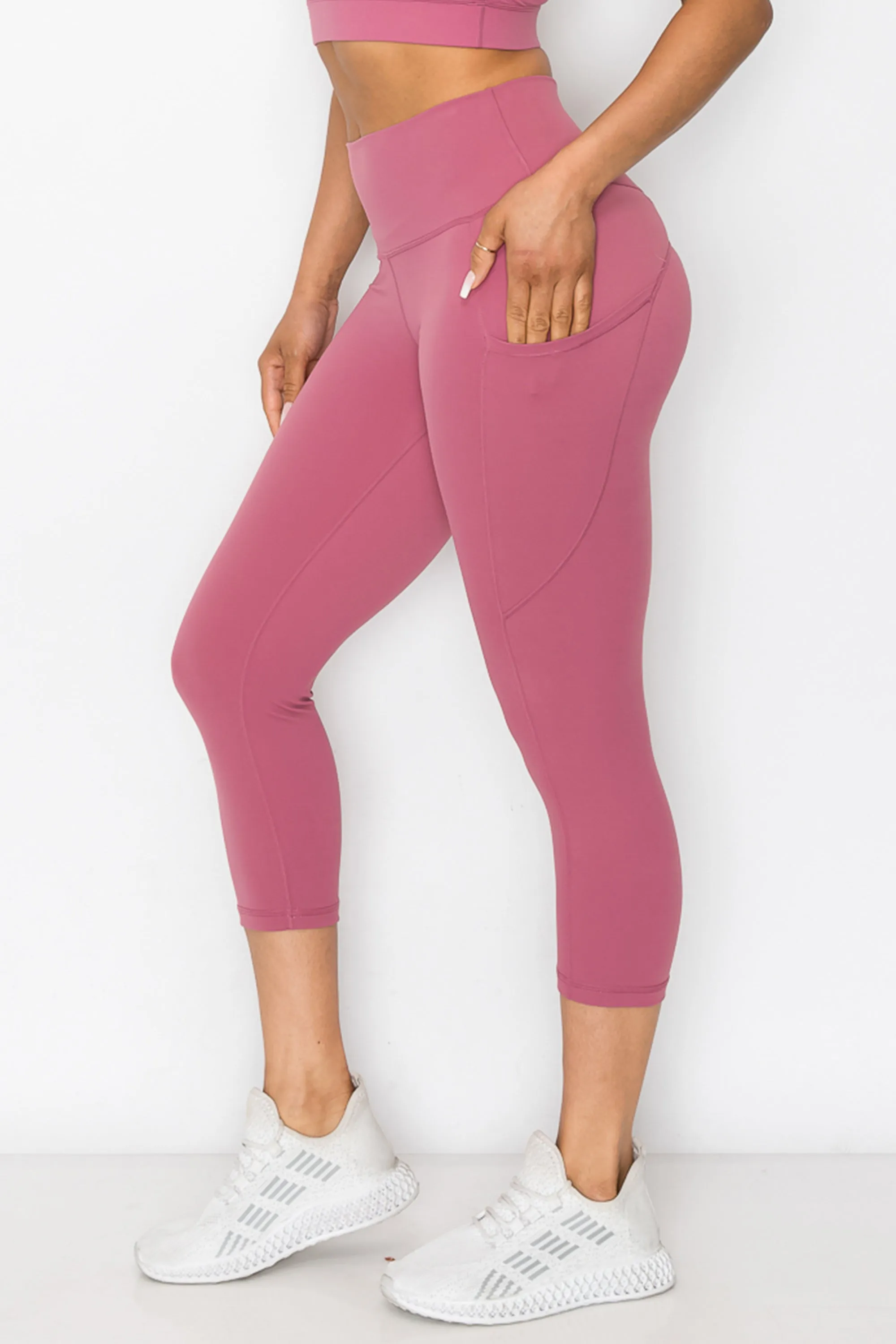 SUPER SOFT Active Capri Legging with Pockets