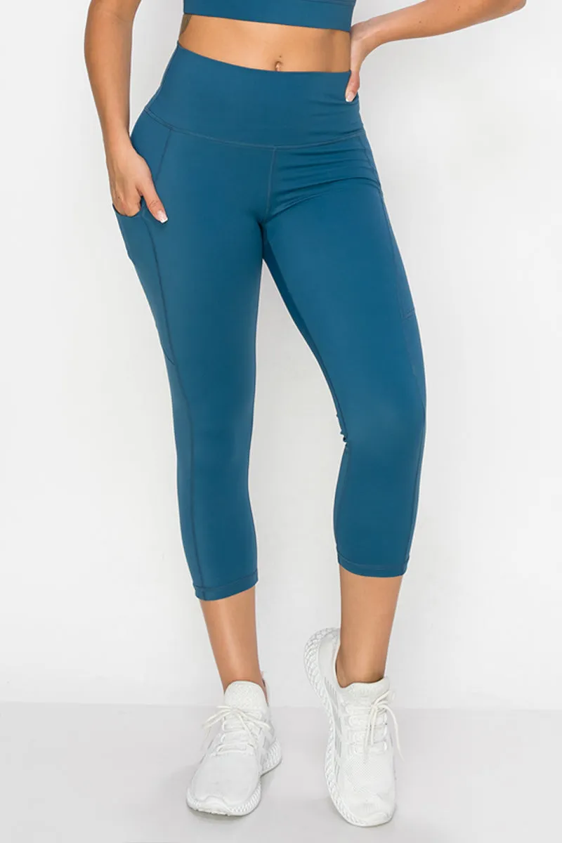 SUPER SOFT Active Capri Legging with Pockets