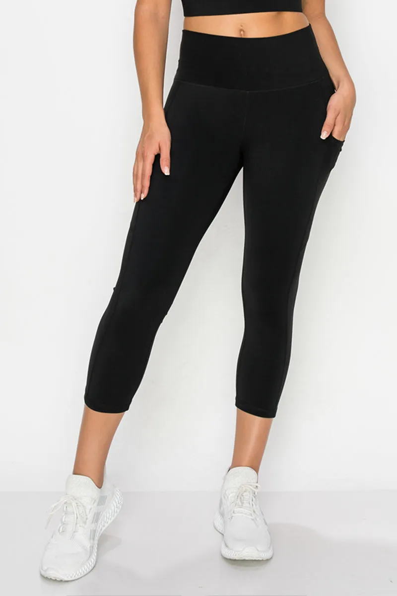 SUPER SOFT Active Capri Legging with Pockets