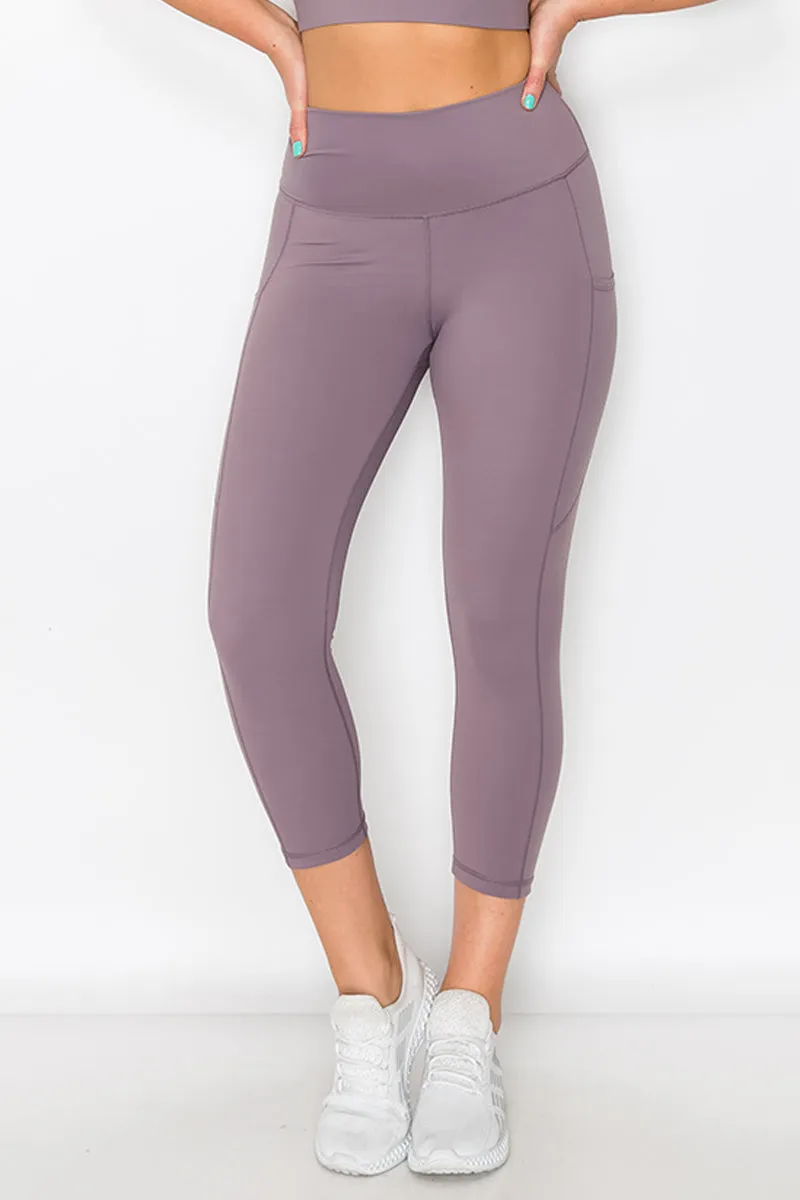 SUPER SOFT Active Capri Legging with Pockets