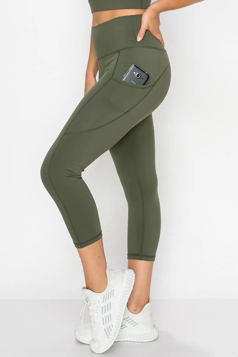 SUPER SOFT Active Capri Legging with Pockets