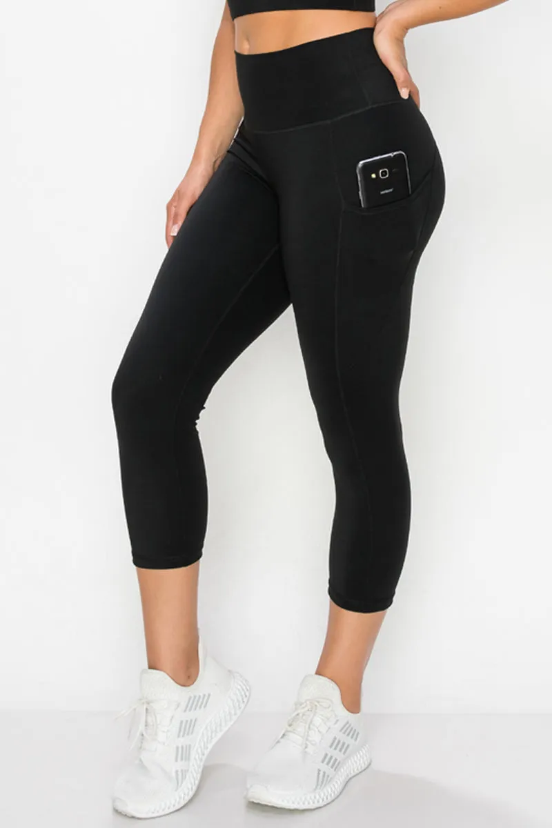 SUPER SOFT Active Capri Legging with Pockets